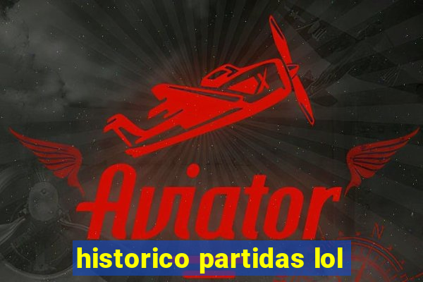 historico partidas lol